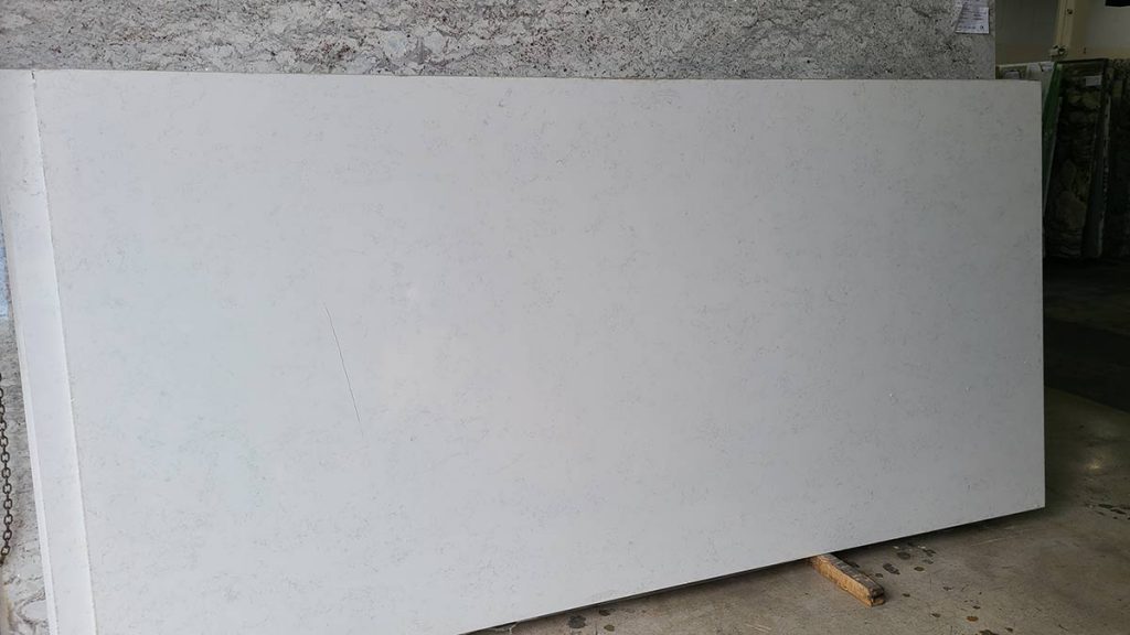 large slab of Amara Nuovo Quartz Vadara