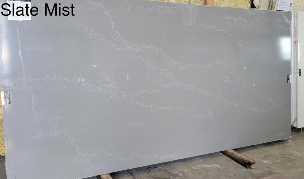 large slab of Slate Mist Vadara at the ace granite warehouse